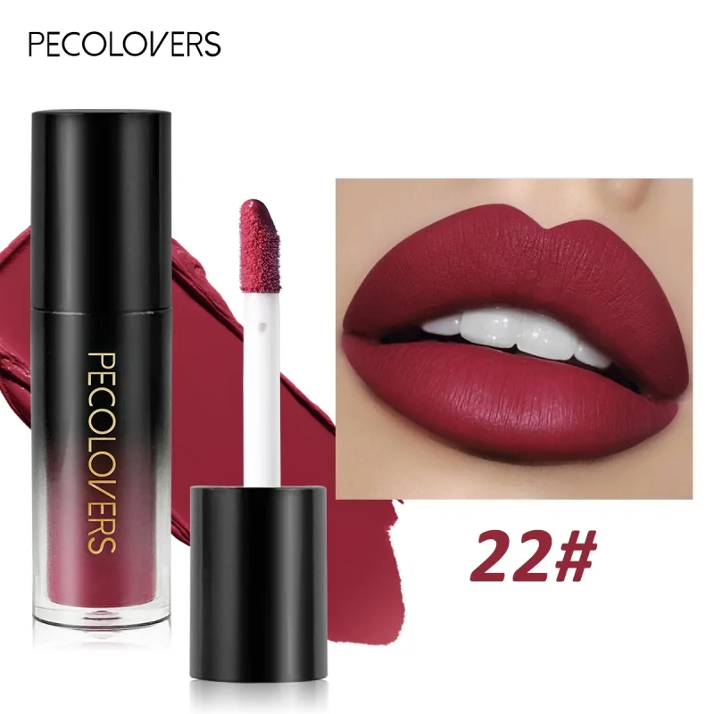 Multiple Colors Matte Velvet Lip Gloss Waterproof Long-lasting Non-stick Cup smooth Lipstick To Apply High Color Rendering — image 37