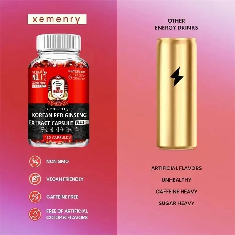 Korean Red Ginseng Supplement - Supports Overall Health Boosts Energy Production Relieves Stress and Strengthens ImmunitySupp — image 5