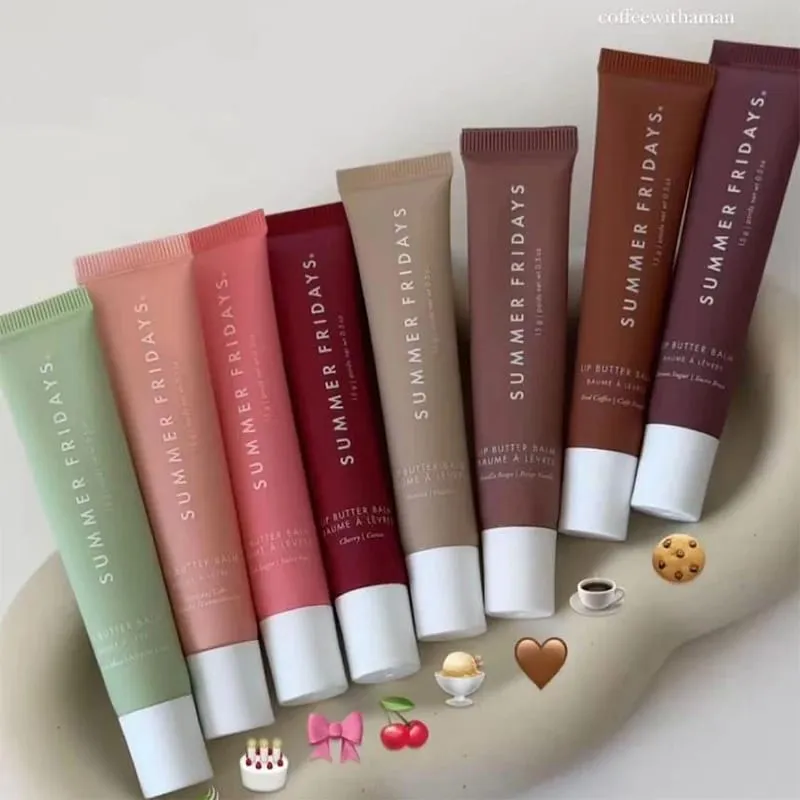 Summer Fridays Moisturizing Lip Balm Mirror Lip Gloss Lip Vanilla Pink Sugar Coffee Cake Smell Lipstick Transparent Oil Makeup — image 2