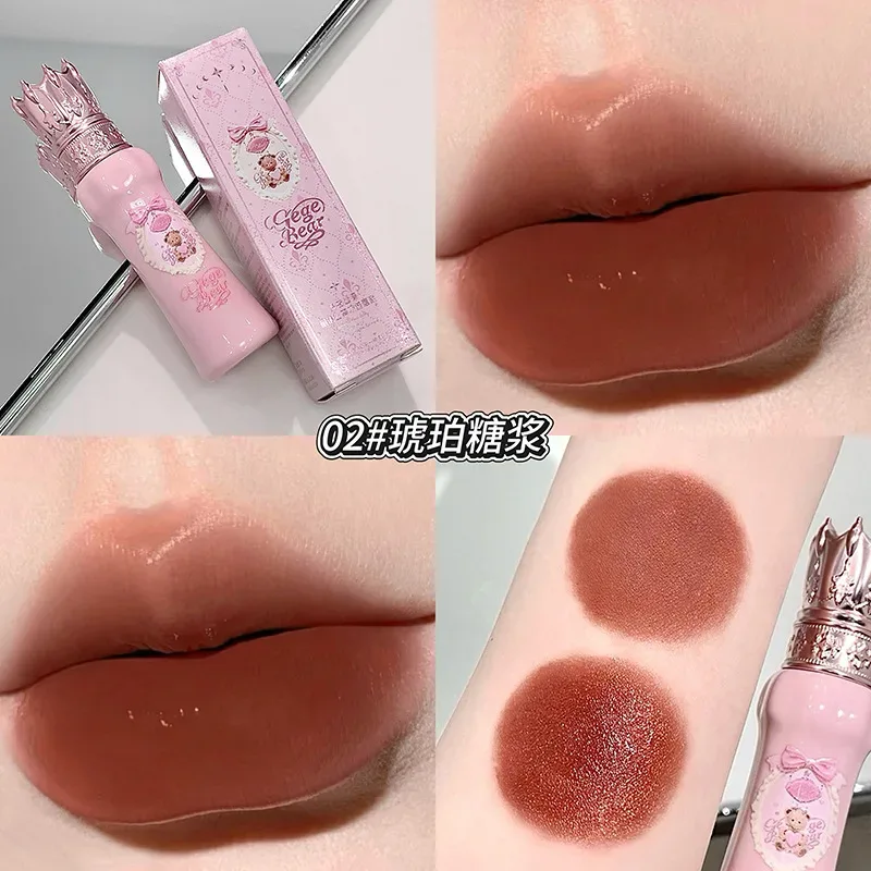 Gege Bear Milky Soft Lip Cream Velvet Matte Lip Glaze Waterproof Long Wear Non-Drying Lip Makeup — image 6