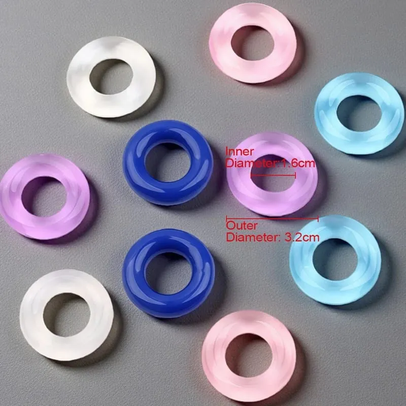 Intimate Goods For Men 5-100PC Καθυστέρηση εκσπερμάτωσης Κλείδωμα σιλικόνης Δαχτυλίδι σπέρματος σεξ Παιχνίδι για ενήλικες Ερωτικό δαχτυλίδι κόκορα Εξωτικό αξεσουάρ