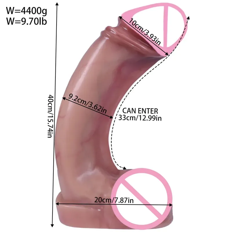 Super énorme gode femmes Masturbation pénétration anale Super grosse bite Plug Anal extenseur pénis épais jouets sexuels pour adultes godes 18+