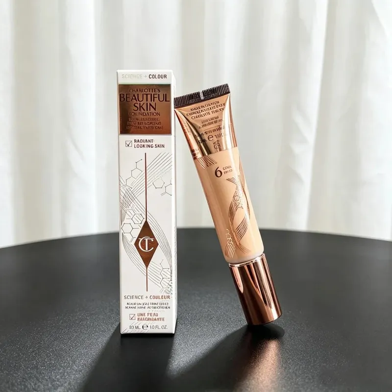 Charlotte Tilbury Hyaluronic Acid Foundation Hydrating Medium Coverage Natural Glow 16HR Wear Brightening Concealer Dark Circles — image 14