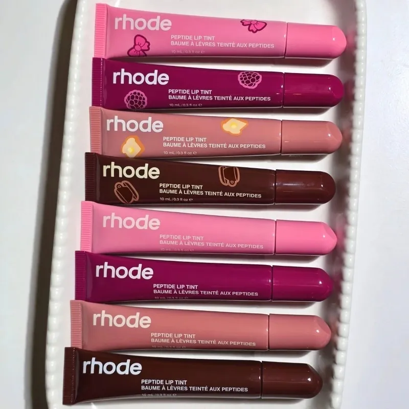 Rhodeskin Limited Edition Peptide Tint Tinted Lip Gloss Layer Nourishing Hydrates Makeup Nourishing Moisturizing Lipstick Glaze — image 4