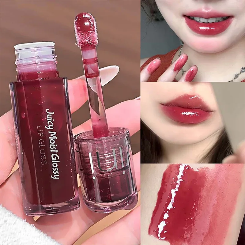 Juicy Lip Tint Glossy Lip Glaze Mirror Shine Liquid Lipstick Moisturizing Hydrating Lip Gloss Korean Beauty Cosmetics — image 5