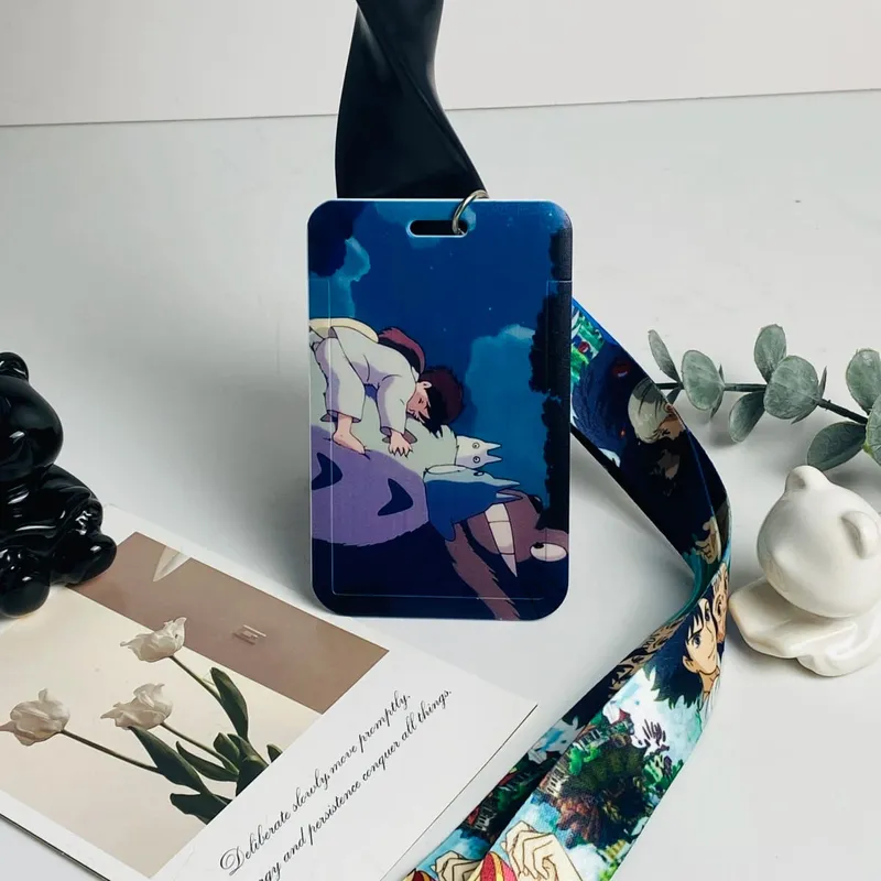Anime Lanyard Japanese Manga Neck Strap for Key ID Card Phone Straps Badge Holder Hanging Rope Keyrings Accessories Gifts — image 2