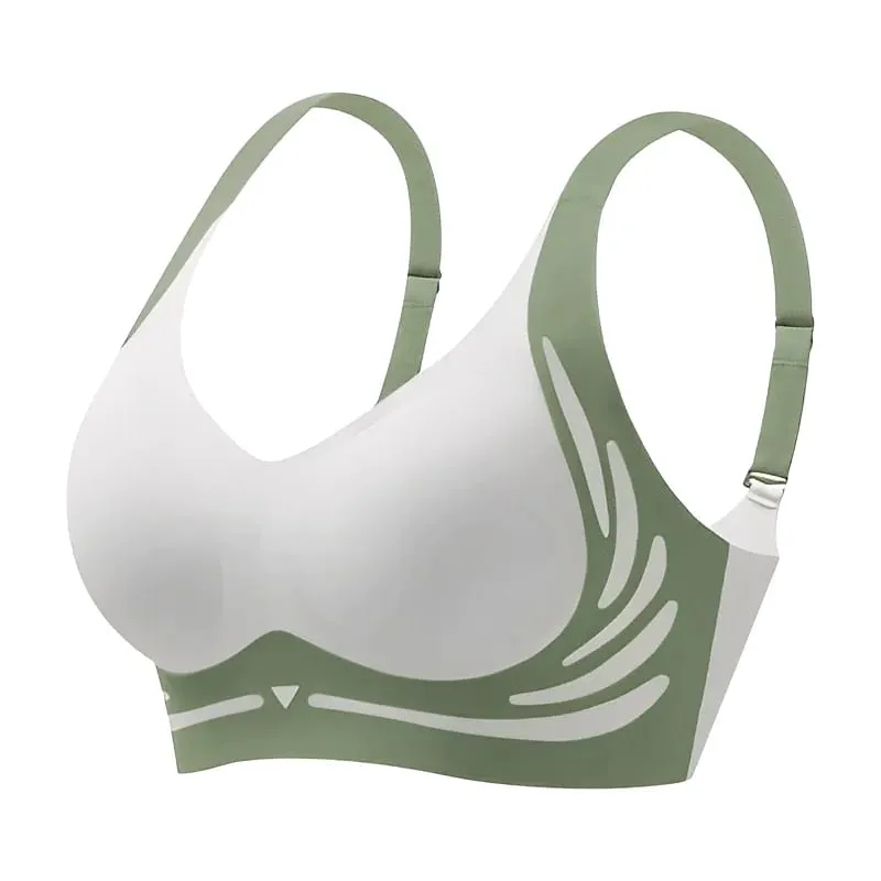 Kvinder Push Up BH'er Sømløst Komfortabelt Englevinger Sæt Trendy Blødt åndbart Undertøj Kvinde No Wire Lingeri Plus Size — image 9