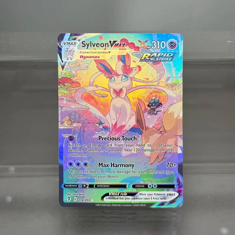 Foil PKM Single Cards Pikachu Charizard EX Bubble Mew Game Rare Collection Cards PTCG Rainbow Proxy Cards — image 18