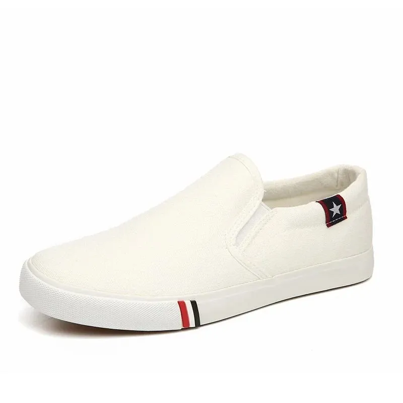 Men Casual Shoes Slip on Canvas Loafers Comfortable Walking Flats for Man Dude Non Slip Soft Moccasins Sneakers Summer — image 10