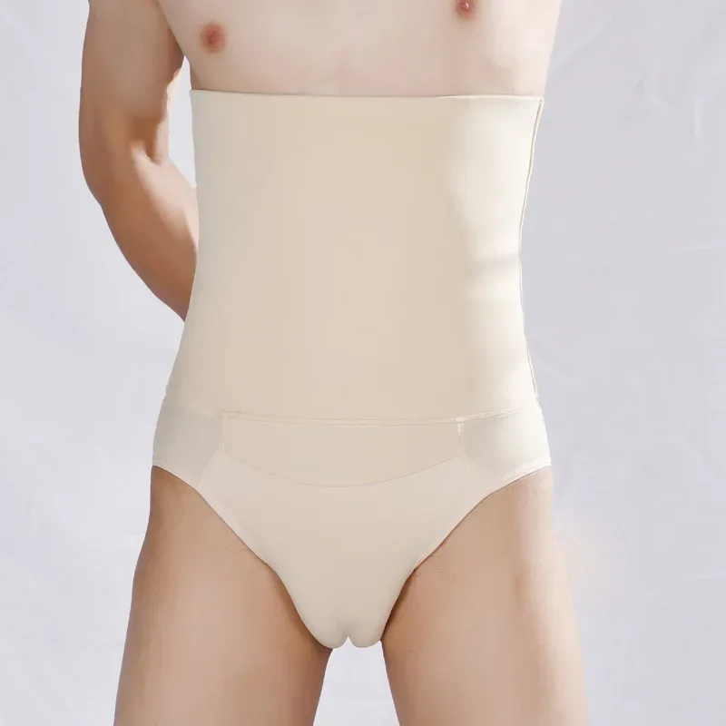 Men Sissy Hiding Gaff Panties Brief For Crossdressing Transgender Men High Waist Boxer Shorts Tummy Slim Body Shaper Corset