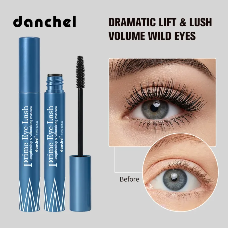 Forlængende og volumengivende Mascara Vandafvisende Langvarig Nærende Styrke Mascara Blank Naturlig finish Øjenmakeup — image 3
