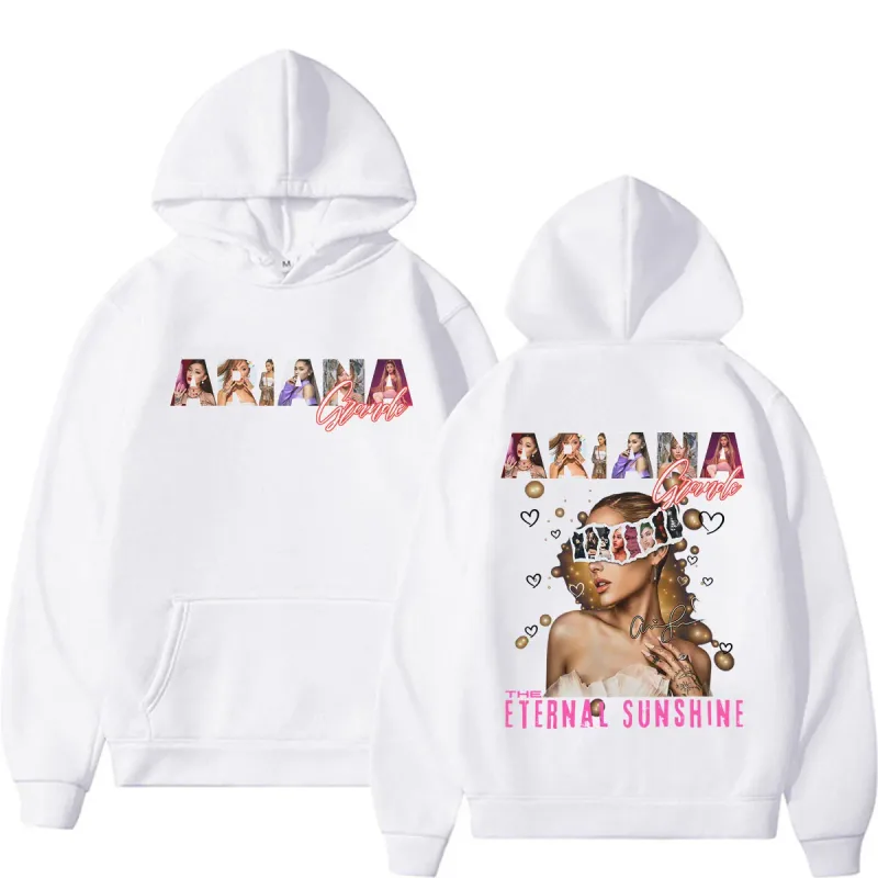 Ariana Grande Eternal Sunshine Tour 2026 Pullovers Men Women Clothing Fashion Aesthetic Sweatshirt Comfort Casual Fleece Hoodies