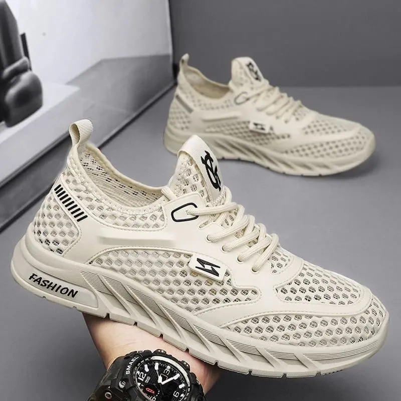 Fashion Men's Sneakers Lightweight Running Shoes 2025 Summer Mesh Sneakers Breathable Casual Shoe Comfortable Men's Tennis
