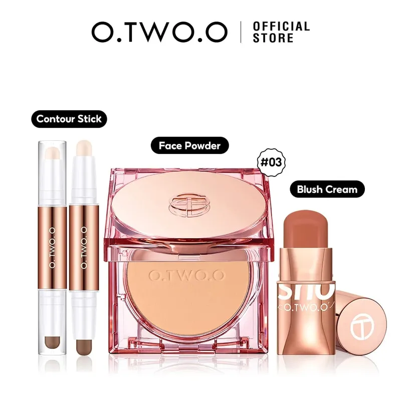 O.TWO.O Face Makeup Set Foundation Cream Brush Concealer Moisturiz Smooth Waterproof Full Coverage Long-Lasting Face Makeup — image 9
