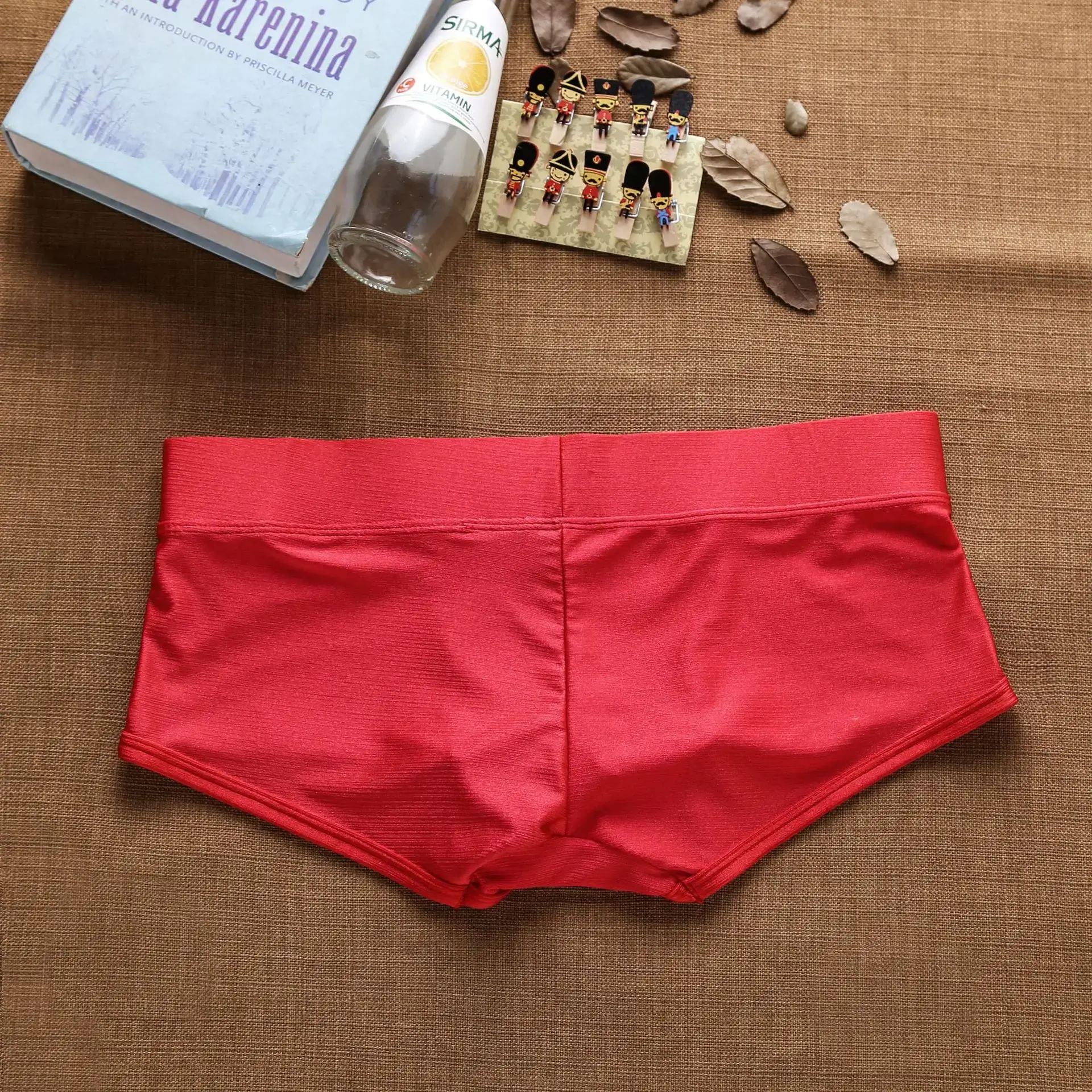 Men's Underwear Low Rise Brushed Raised Youth Flat Corner Pants — image 7