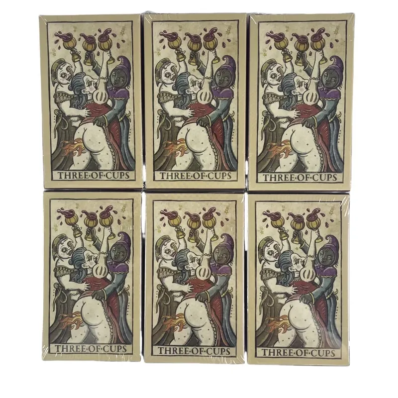 1pc Trionfi Della Luna Tarot Cards Fortune-telling Oracle Divination Edition Creativity ILLUSTRATED Moon Board Game Cards — image 2