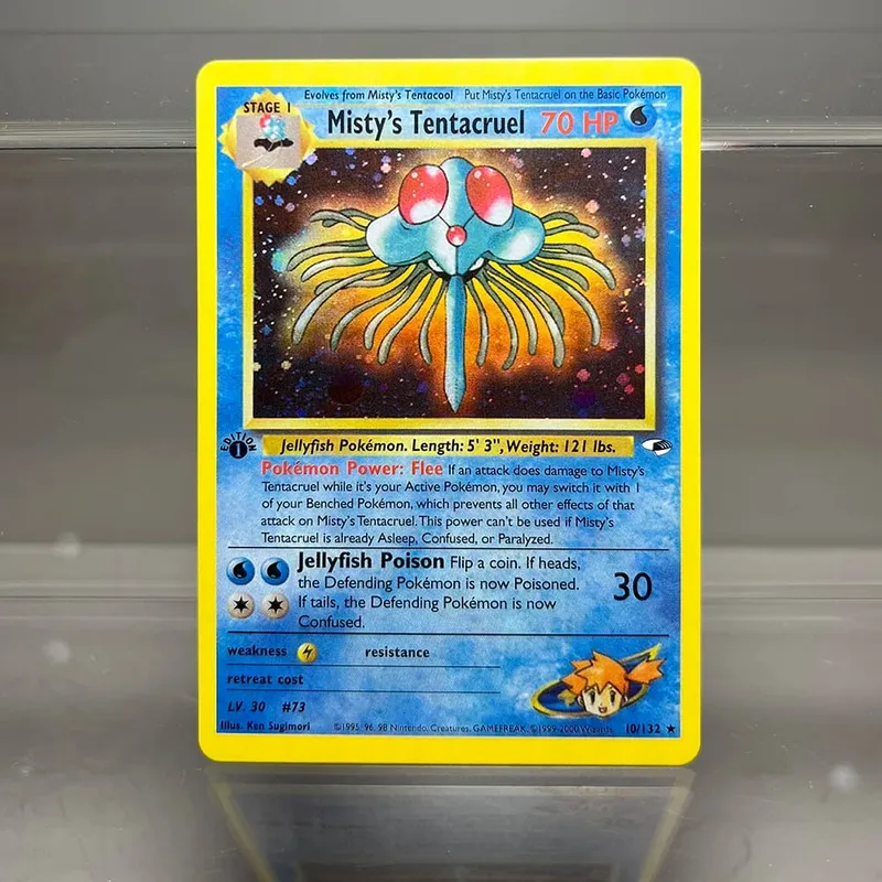 PKM Cards 1st Edition Gym Challenge 1996 Base Set Single Foil Cards Mewtwo Gengar Raichu Game Collection Cards PTCG Proxy Cards — image 8