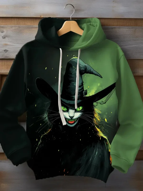 Halloween Men's Graphic Hoodie Pumpkin Prints Classic Casual 3D Pullover Holiday Fashion Hoodies Thin Style Long Sleeve Hooded — image 33