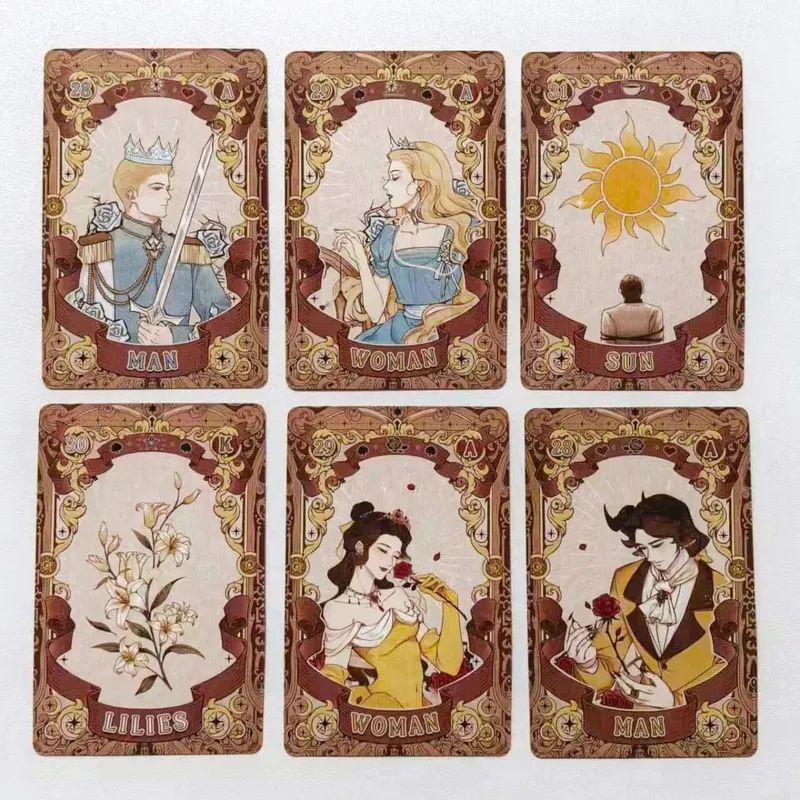 Dek Tarot Lenormand Mimpi Dongeng - Tema Ilustrasi Permainan Meja 44 Kartu untuk Ramalan dan Bercerita — image 2