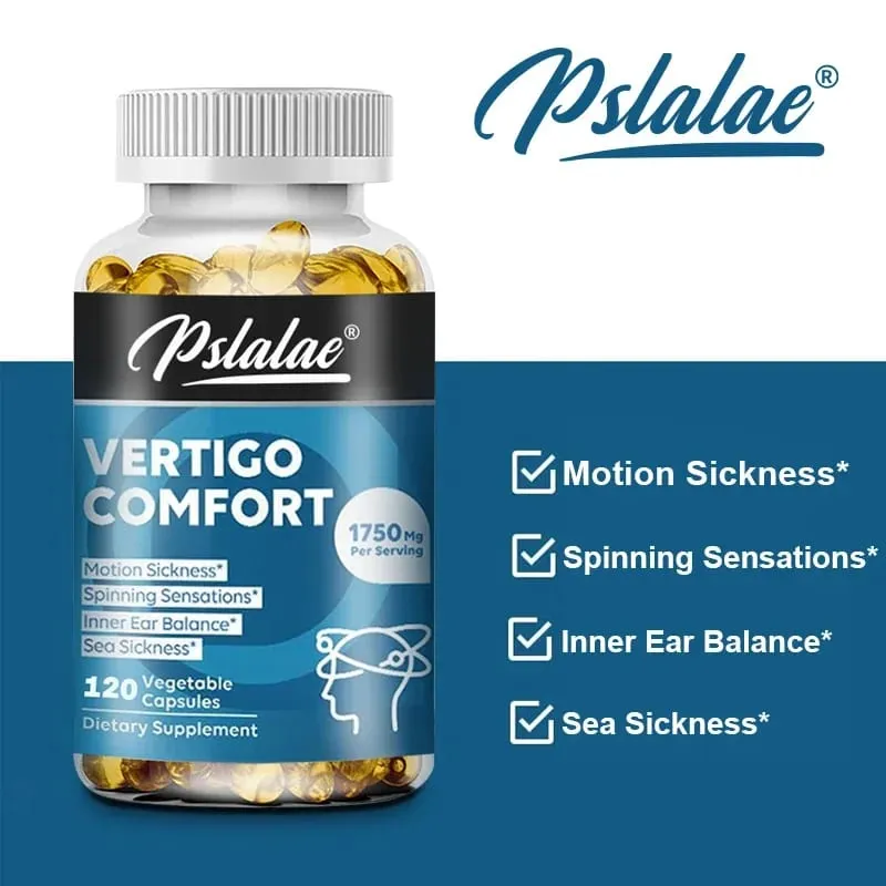 Vertigo Relief Capsules 1750mg Aids Inner Ear Balance Relieves Tinnitus Vertigo and Migraines Supplement — image 3