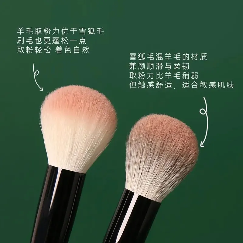 Anti-aging M71 Round Head Blush High-gloss Brush Wool Snow Fox Fur Soft Blush Brush makeup brushes & tools Brush — image 2