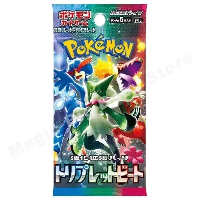 Pokemon Cards Genuine Original Trading PTCG Games Japanese Version Zhu&Purple Series Collection Strange Tree 151 SV4A Child Gift