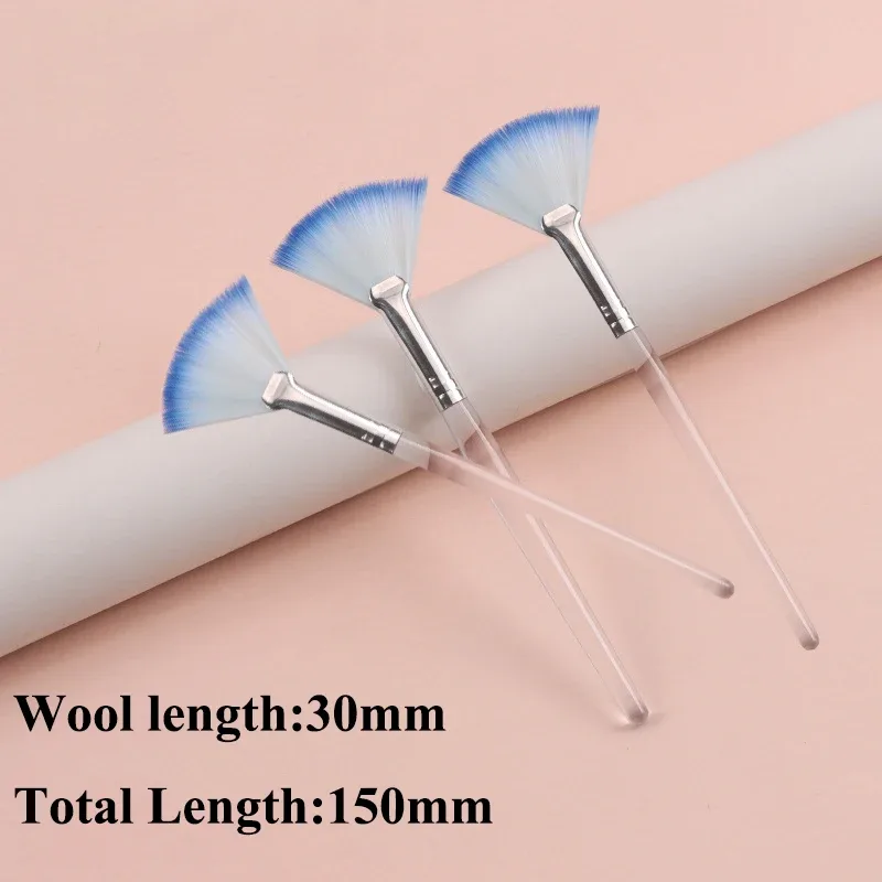 Practical Facial Brushes Fan Makeup Brushes Portable Mask Brush Cosmetic Tools for Women Flexible Facial Soft Mask Applicator — image 21