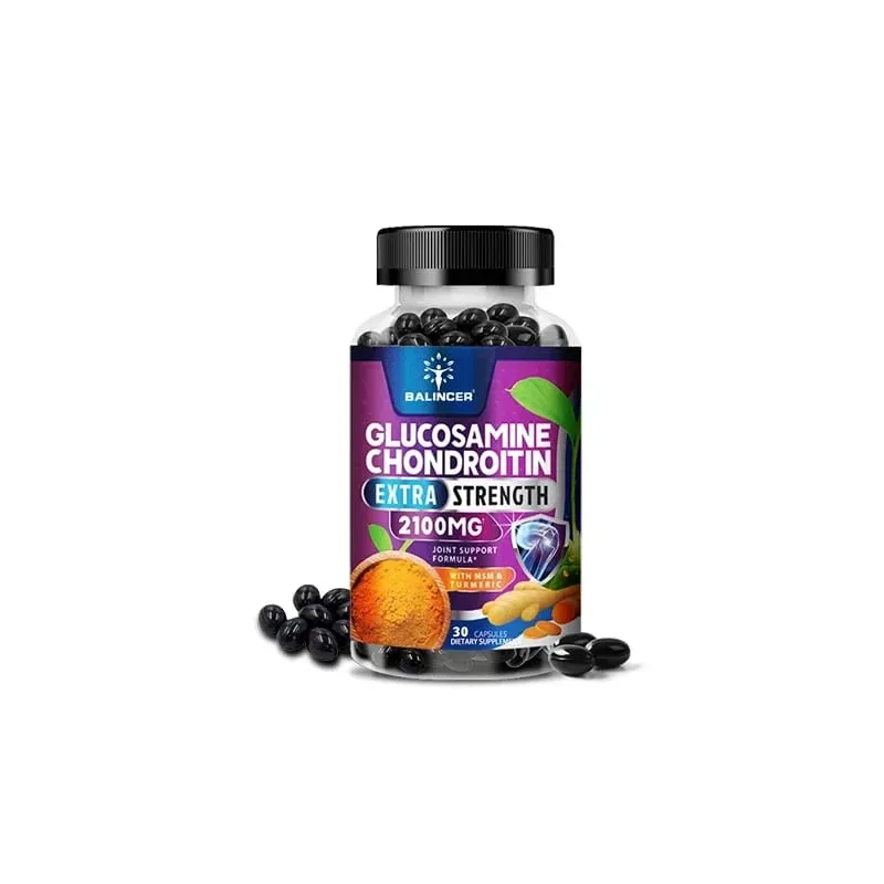 Glucosamine Chondroitin Complex with Turmeric Root Joint Support Dietary Supplement 120 Vegetarian Capsules — image 9