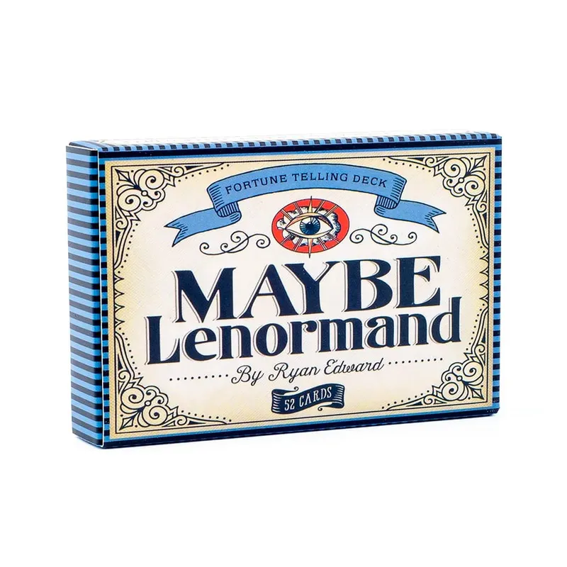 Maybe Lenormand 52 Cards Deck - Beginner-Friendly Fate Divination Tarot for Fortune Telling Party Board Game 9.7x6.3cm — image 3