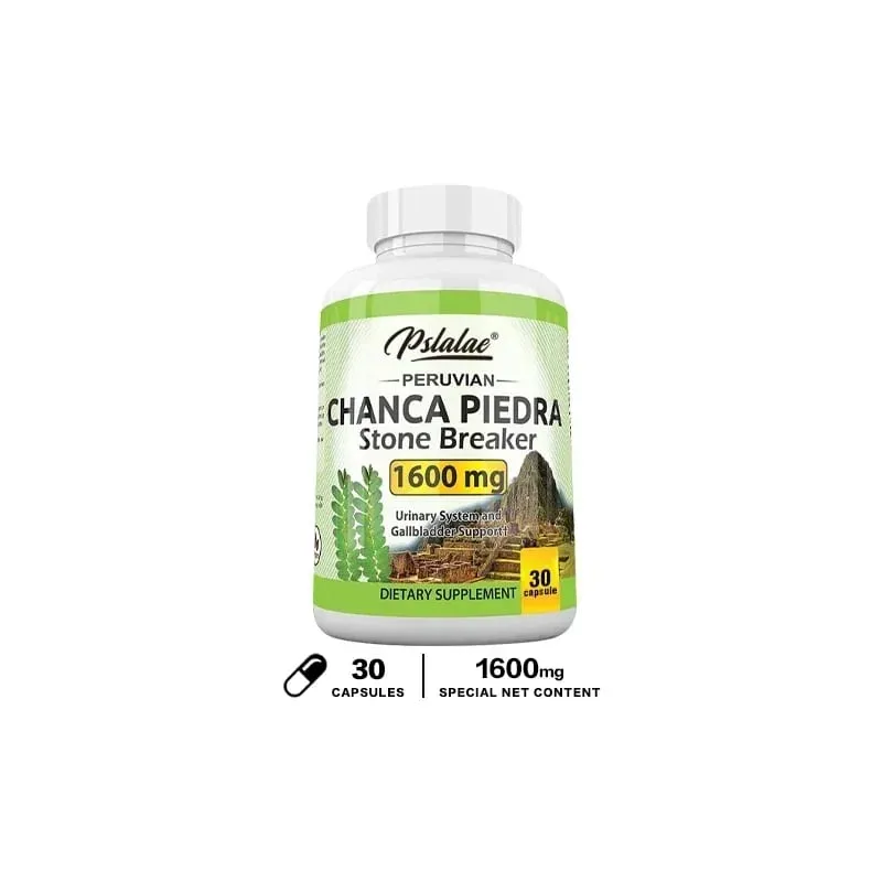 Chanca Piedra Capsules 1600mg - Kidney Stone Crushing Urinary Tract Support Non-GMOSupplements — image 9