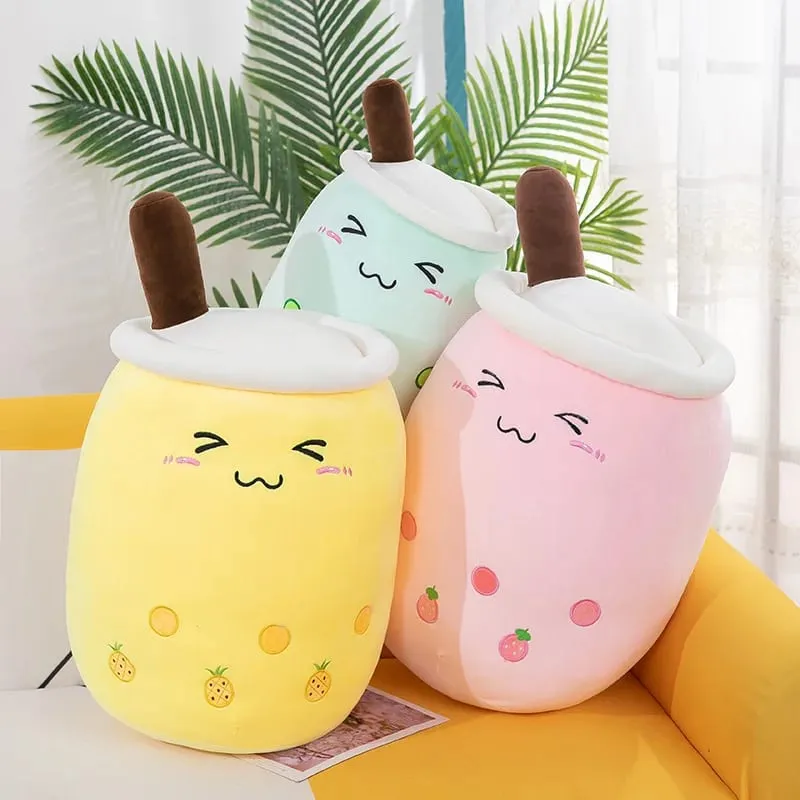 24cm Cute Milk Tea Cup Plush Toys Soft Stuffed Kawaii Boba Tea Plushie Toy For Kids Christmas Toys Birthday Gifts — image 9