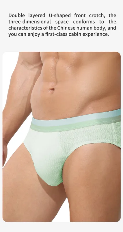 Men's briefs underwear cotton men's baby cotton pants head summer thin trend boys sports antibacterial shorts