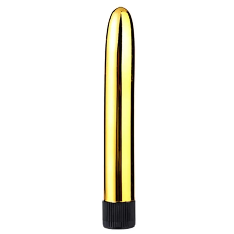 6-Color Metal Body Vibrator AA Battery Powered 18cm Relaxation Massage Bullet Seducer clitoral stimulation Sex toys for Women
