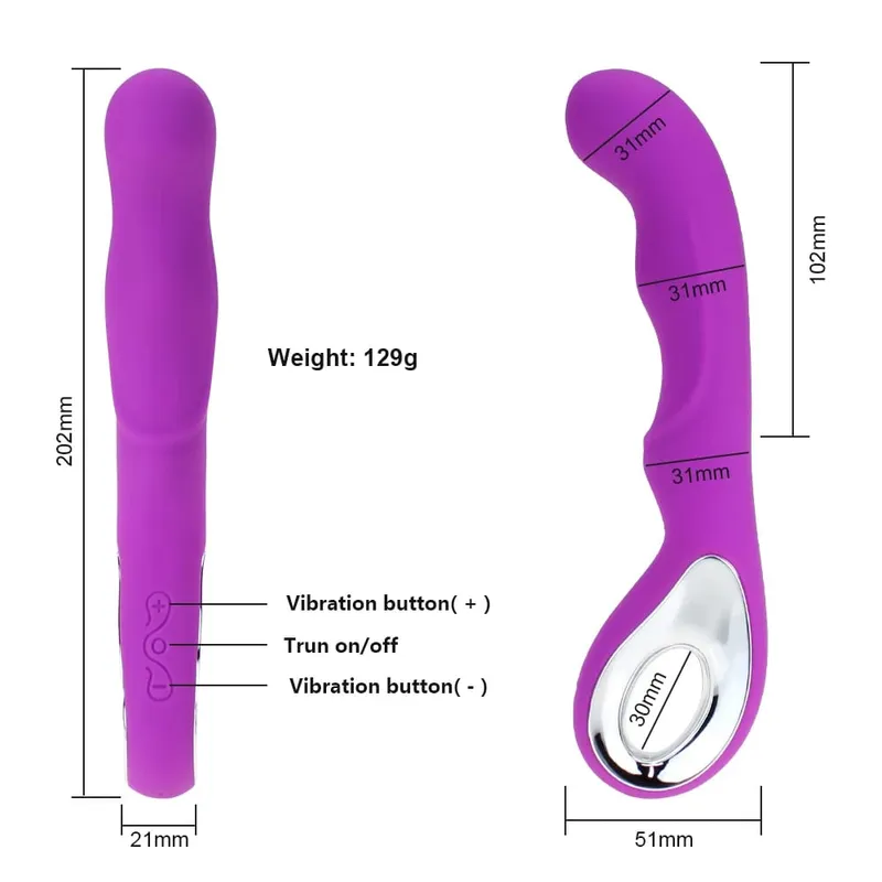 G-spot-dildo-vibrator G-spot-vaginale stimulator Clitoris Kut-stimulator Waterdicht toverstaf Oplaadbaar seksspeeltje voor vrouwen — image 4