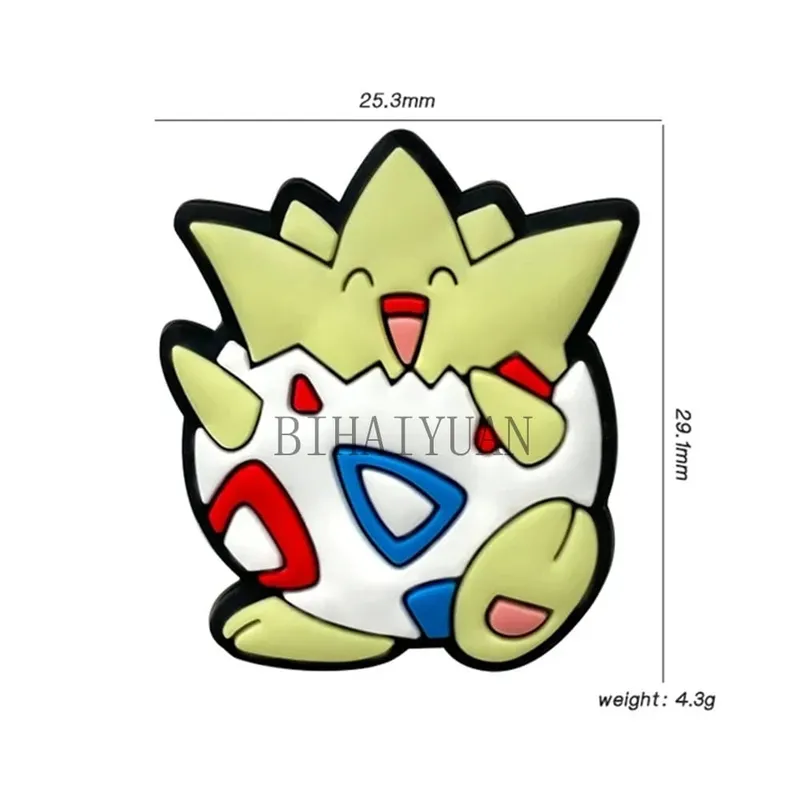 5pcs Pokemon Silicone Focal Beads for DIY Bead Pen Pacifier Chain Clips Beads Children Toys DIY Gift