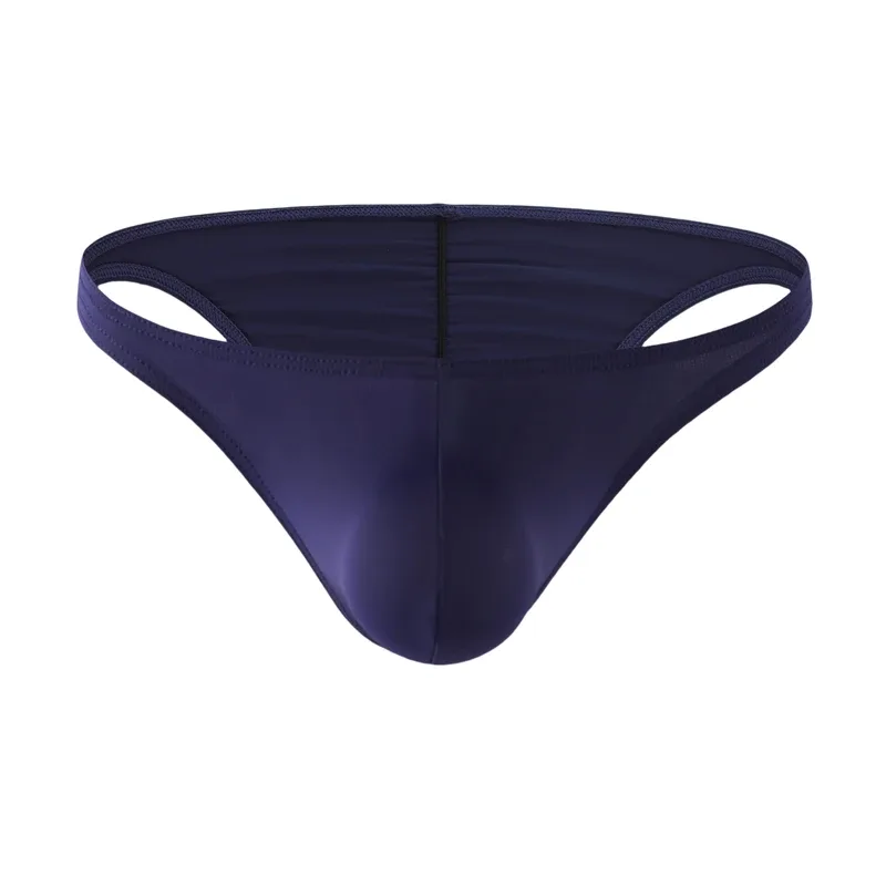 Hommes Bikini slips sous-vêtements Sexy homme U poche hanche ascenseur caleçon maille respirant mâle Mini culotte Ropa intérieur Hombre Slips