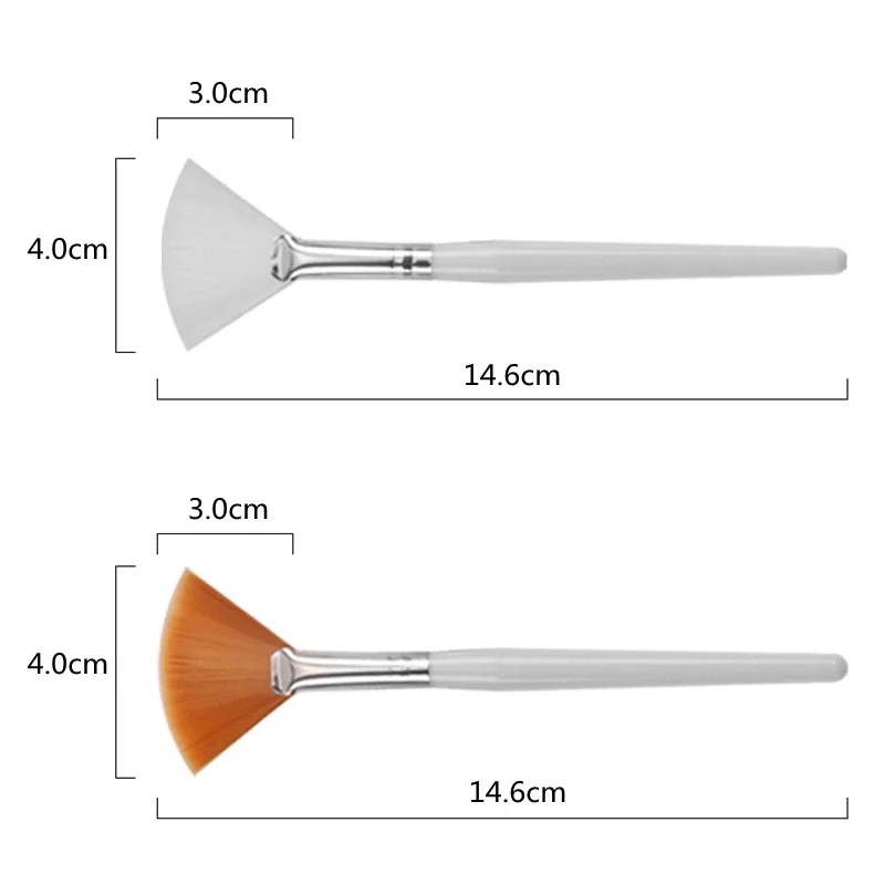 10/20/50pcs Fan Shape Facial Mask Brush Multifunctional Makeup Brushes Essential Oil Women Facial Body Beauty Makeup Tools Brush — image 5