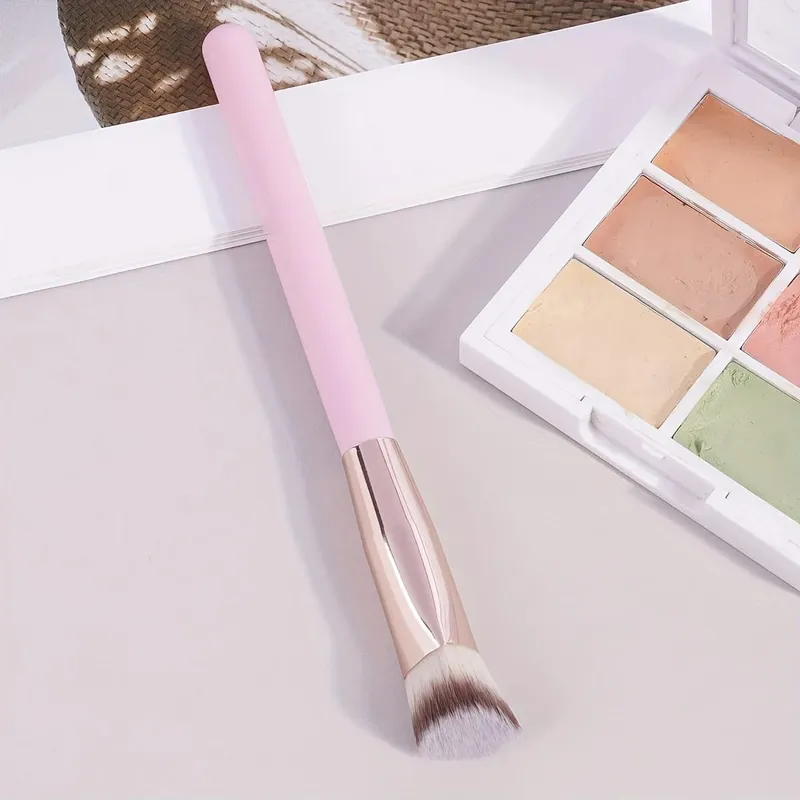 Premium Concealer Brush Triangle Brush Head Bulu Sintetik Lembut Sesuai untuk Kulit — image 2