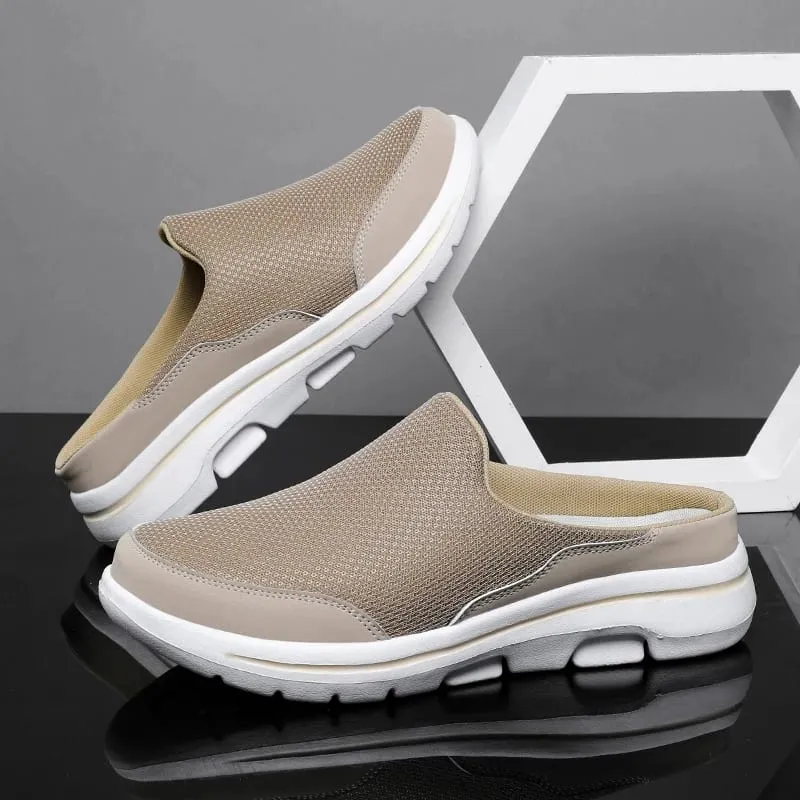 2024 Men Slippers Summer Breathable Home Indoor Slippers Men Thick Bottom Slides Fashion Couple Walking Shoes Chanclas Hombre — image 8