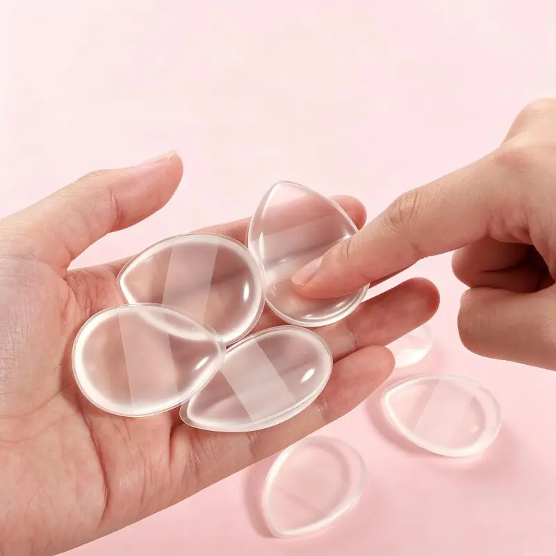 2PCS Mini Silicone Fingertips-Reusable Fragrance-Free Makeup Brushes for Foundation Concealer and Powder Make Up Accessories — image 1