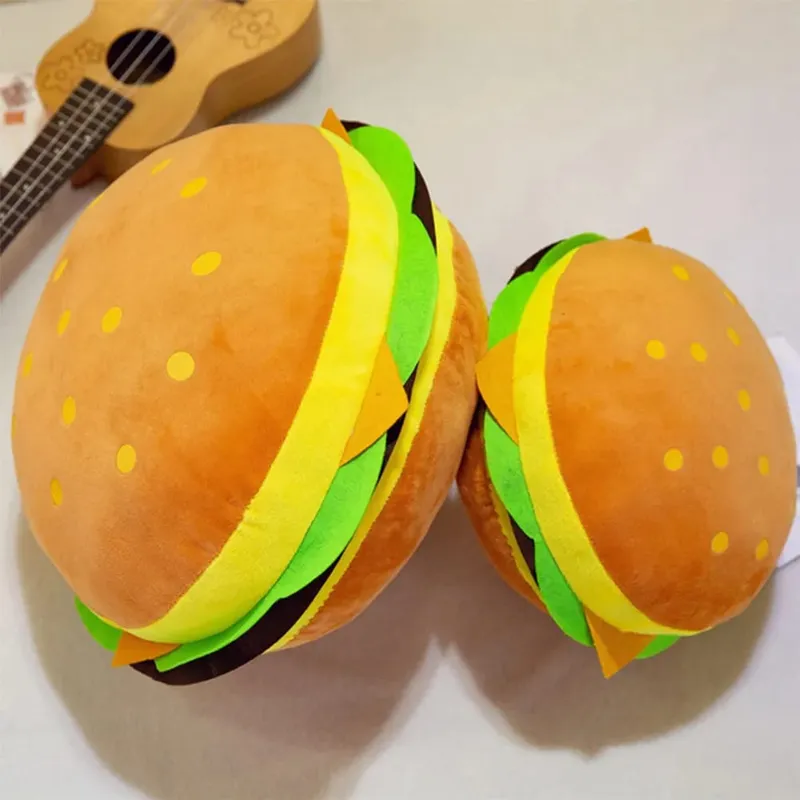30 cm Hamburger-Wurfkissen, kreatives Simulationskissen für Sofa, Schlafzimmer, Auto, Büro, dekoratives Kissen, weich, bequem, Geschenk — image 5