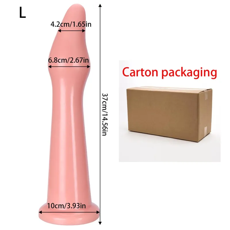 4 Sizes Long Anal Plug Big Anal Dialator Dildo Huge Long Large XL Anal Plug Training Expansion Butt Plug Sex Toys for Women Gay — image 10