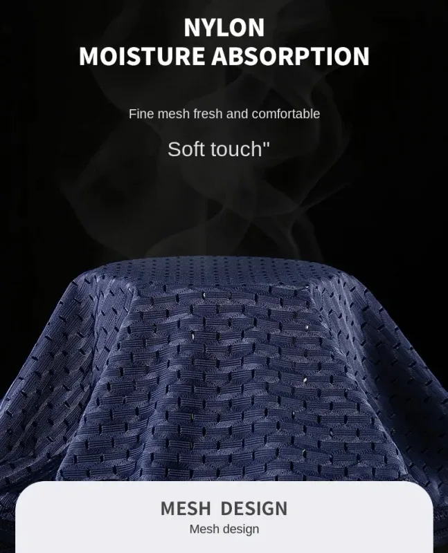 1/4 PCS Men Underwear Male Thin Breathable Triangle Panties for Men's Ice Silk Briefs Mesh Sexy Square Corner Pants for Shorts — image 8
