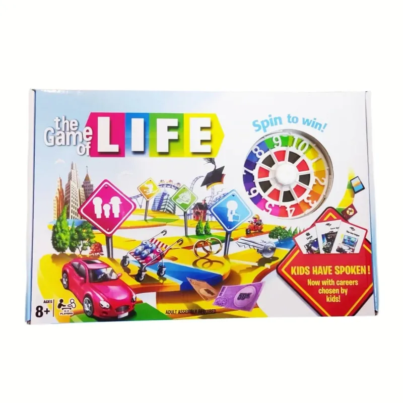 Life Simulation Board Game - Spin Wheel Party Game (2-4 Players) Board Game Card Game Ideal for Family Gatherings Gift