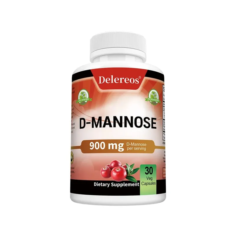 유기농 D-만노스 900mg/120캡슐은 여성의 요로 정화와 남성의 전립선 건강을 강력하게 지원합니다.
