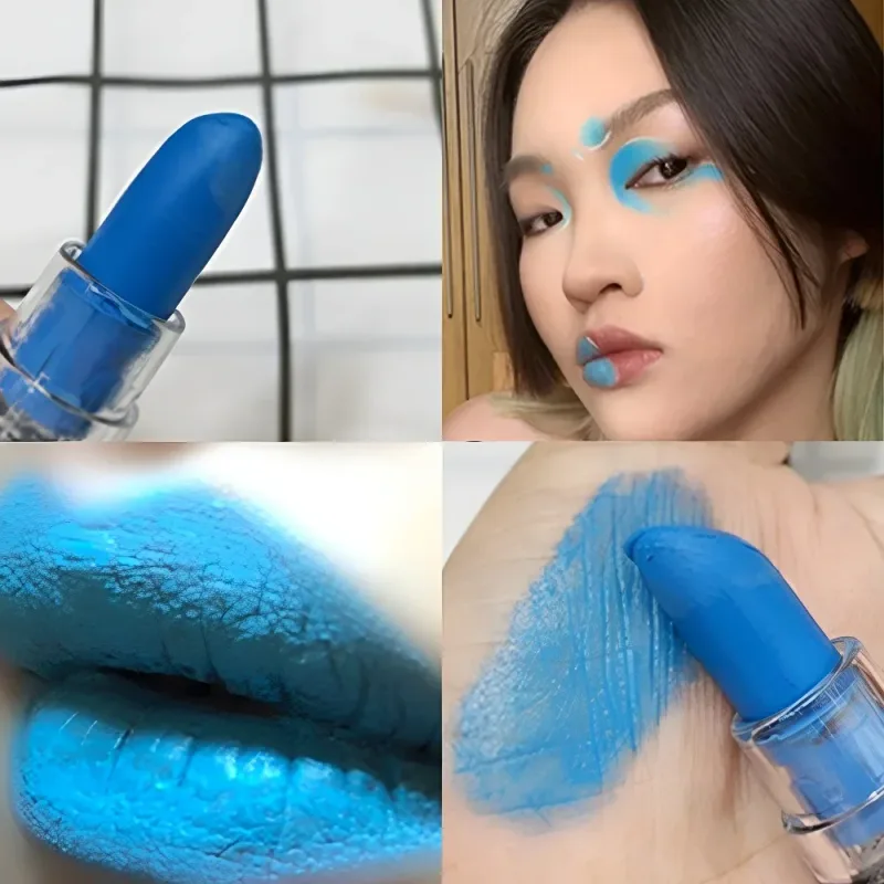 Clay Nude Lip Primer Concealer Cover Dark Lips Stick Long Lasting Gothic Matte Black Halloween White Cosplay Makeup Lip Base