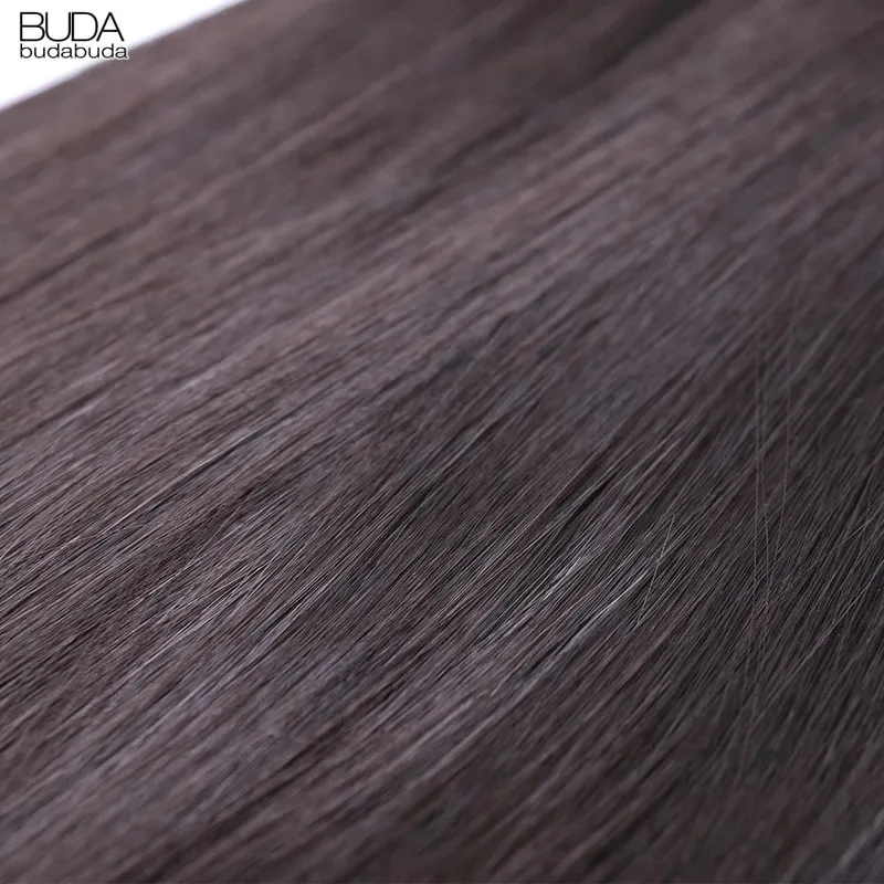 22palcové syntetické dlouhé rovné prodlužování vlasů s klipsem 16 klipů pro ženy falešné falešné vlasy ombre černá blond styling vlasů — image 6