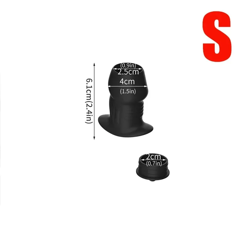 Spéculum creux furtif perles anales godemichet Anal avec bouchon extenseur Tunnel lavement Anus dilatation adulte jouets sexuels pour femmes hommes Gay — image 12