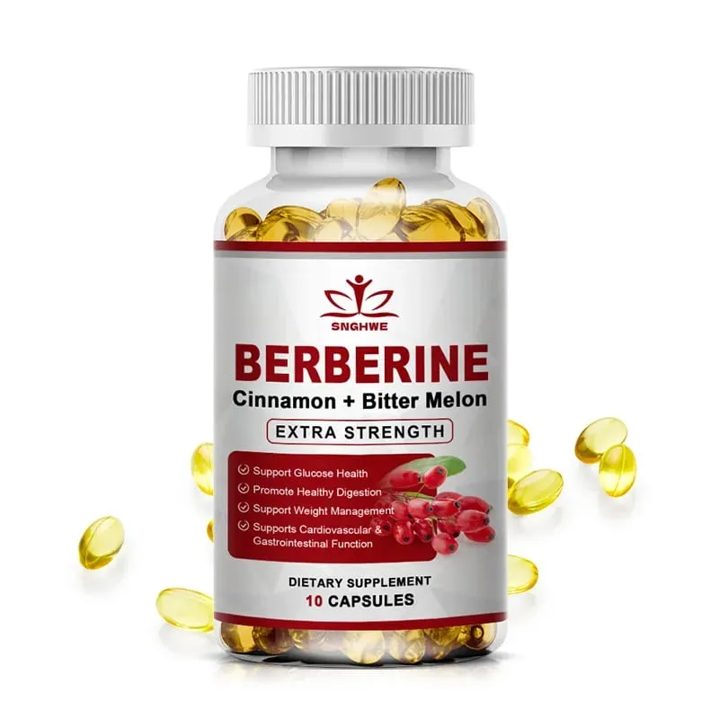 Berberine Supplement High Potency with Ceylon Cinnamon - Immune System Cardiovascular & Gastrointestinal Function - Berberine H