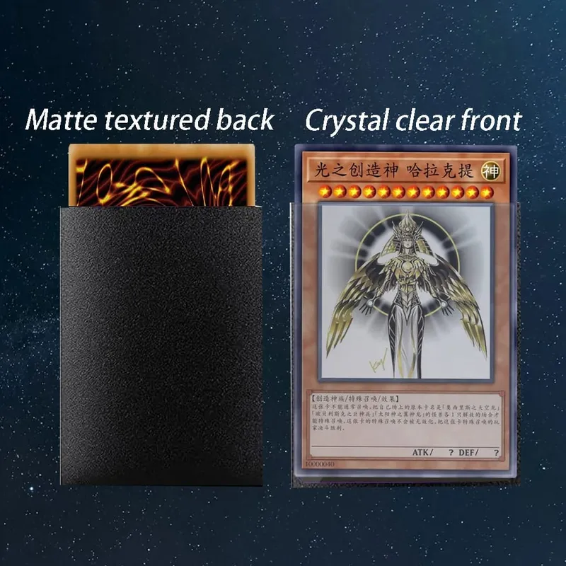 100 PCS 62×89mm Japanese Size Protective Sleeves for YGO Card Game Cards Frosted Card Sleeves Cover for Sports Cards — image 5